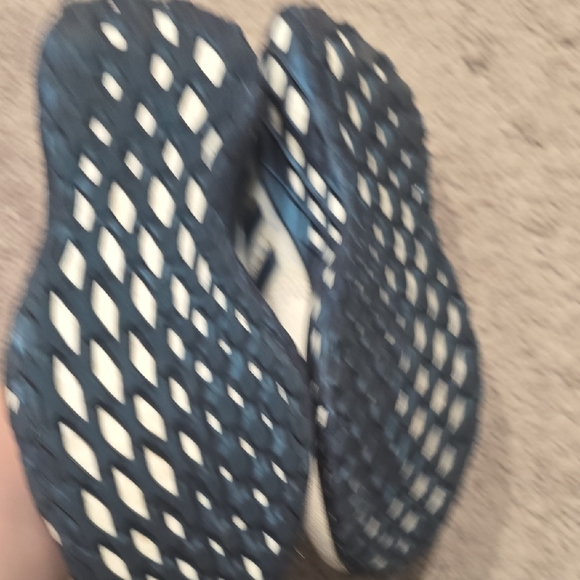 Adidas Ultraboost Men's Running Shoes - White/Navy/Orange - Picture 4 of 4